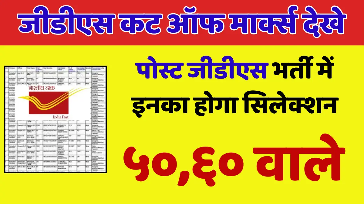 India Post GDS Selection Number