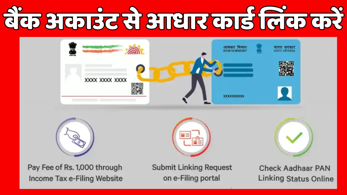 Link Aadhaar number with bank account online